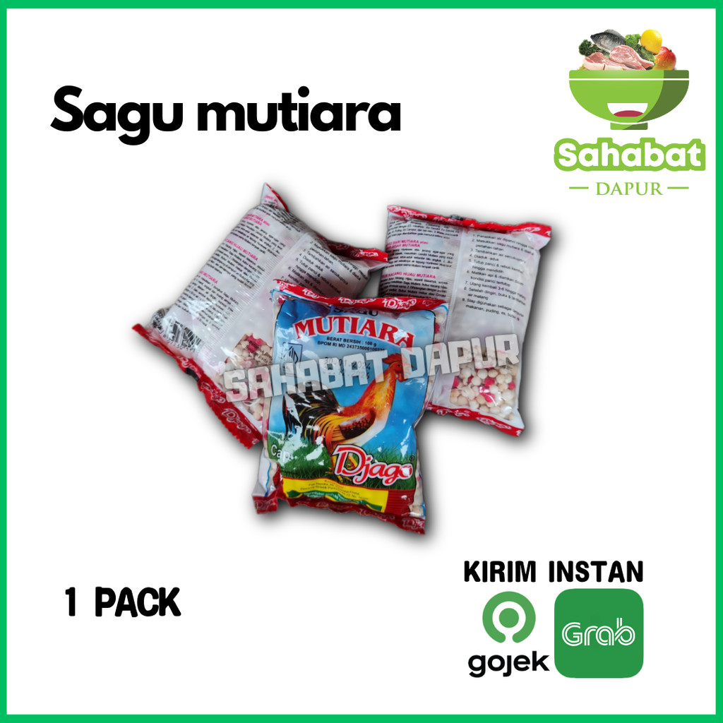 

Sagu Mutiara Kemasan - Sahabatdapur