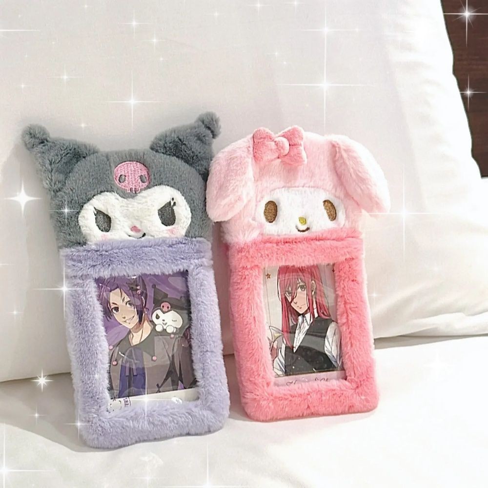 

H7Y Sanrio Photocard Holder PC ID Card Kartu Kuromi Melody Cinamoroll Fluffy PC Holder Photocard