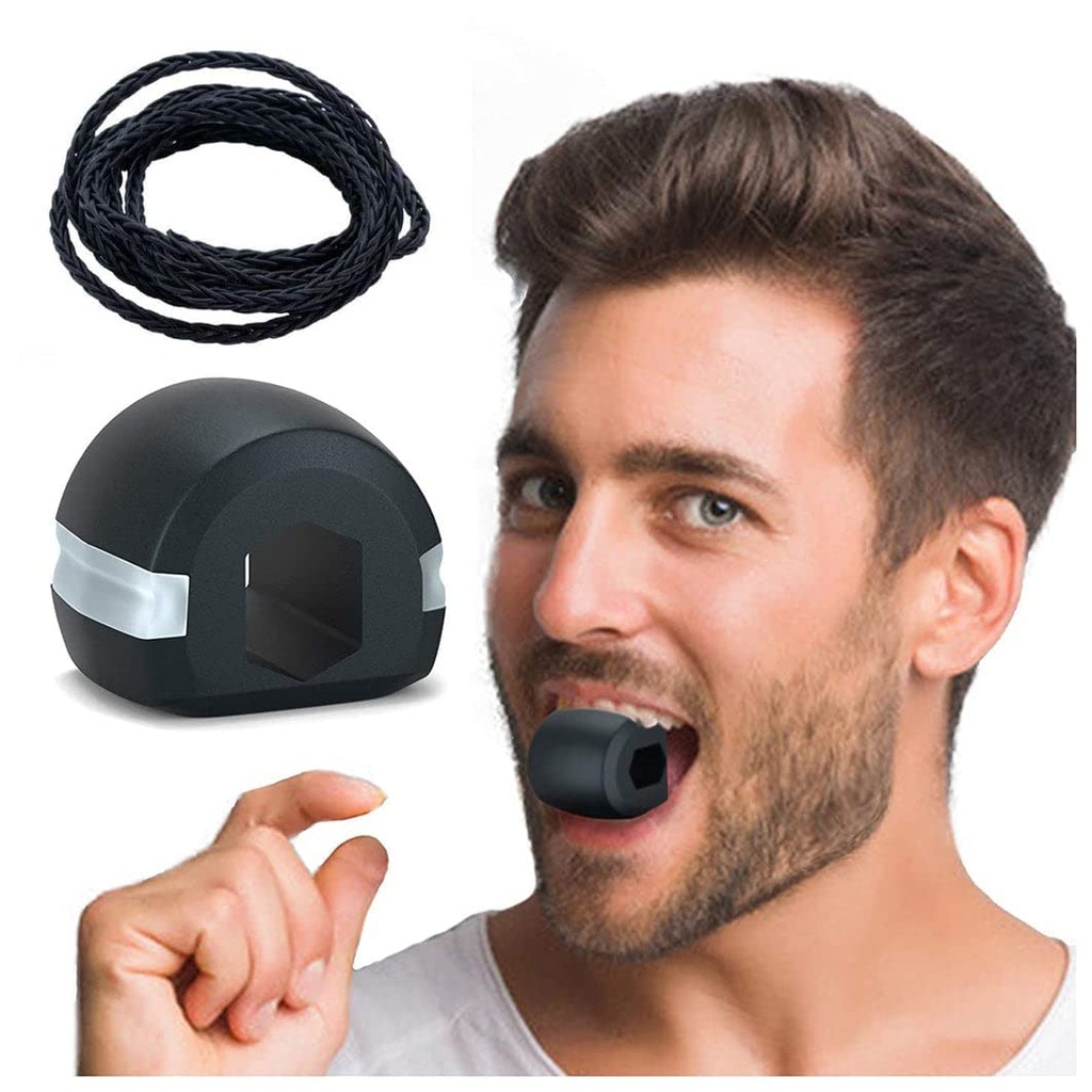 Mewing Alat Latihan Pembentuk Rahang Jaw Exercise Silicone Training Ball Jawline Otot Penirus Pipi