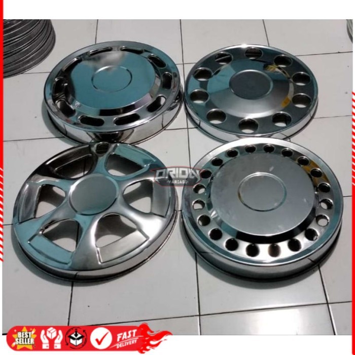 Wildop Truk Canter Ring 16 Chrome 4pcsOri Ori