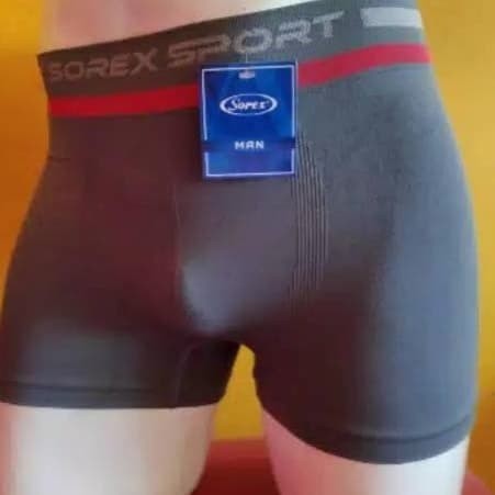 Terlaris ✨ -SOREX Cd Pria BOXER Seamless 3804 BOXER SPORT  SOREX - Random Warnanya, M - L