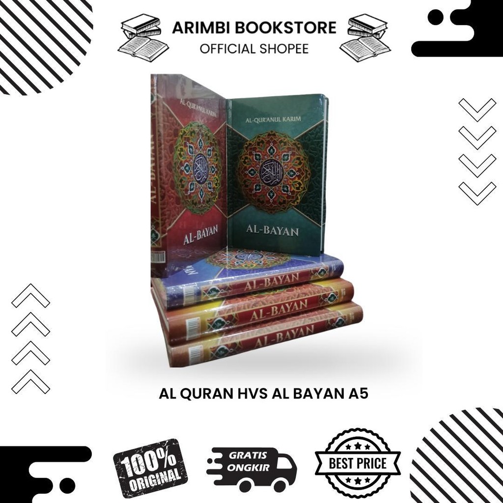 Al Quran HVS Al Bayan  A5 - Biru
