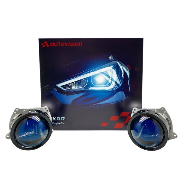 Biled Projector Dakar Carbon 110Watt Blue Lens Autovision Dakar Carbon 110W Projector Biled Projie B