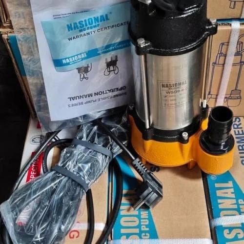 Pompa Celup Air Kotor Nasional 180Watt Submersible Sewage Pump