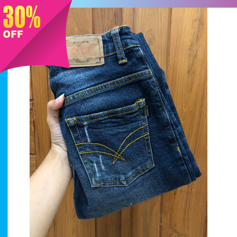 KADO ISTRI CELANA JEANS JUMBO BAGUS / PRELOVED - CELANA WANITA / DUST JEANS / JINISO