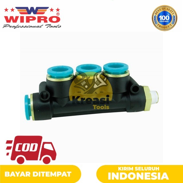 Kreasi Tools | Wipro Fitting PU PKB-04~M5  PKB-04~01 PKB-04~02 PKB-06~M5 PKB-06~01 PKB-06~02 PKB-06~