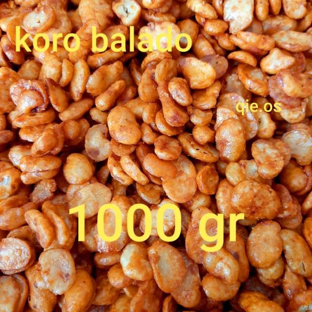 

Kacang koro balado pedas 1 kg