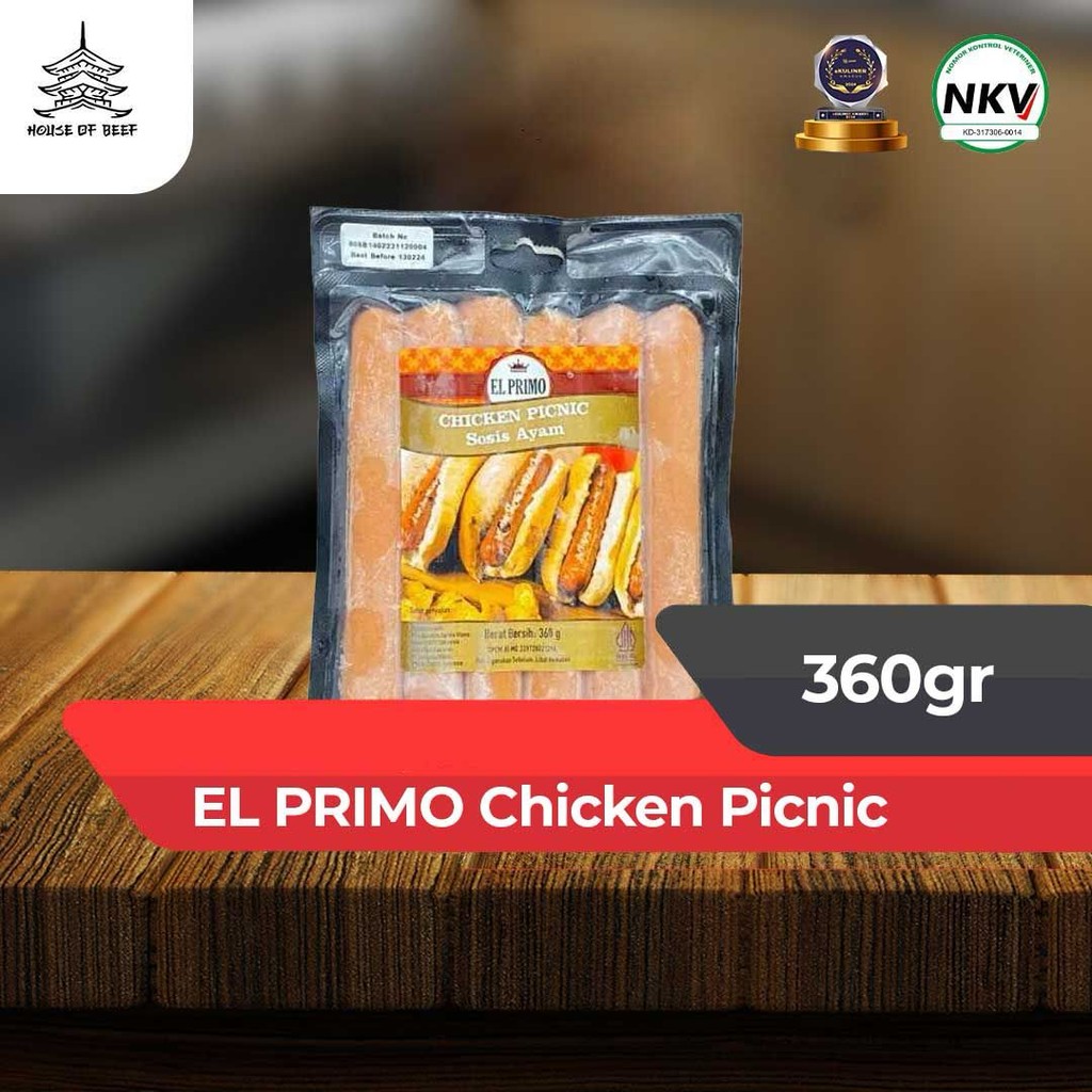 

Sosis EL PRIMO Chicken Picnic 360gr