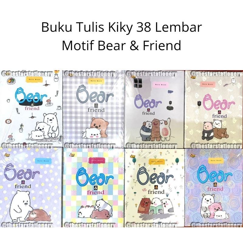 

JAMIN MURAH !!!(1 Pack isi 10 Buku) Buku Tulis KIKY 38 Lembar Garis Warna / Buku Tulis KIKY 38 Warna (1 Pak/10)(BISA LANGSUNG ORDER)