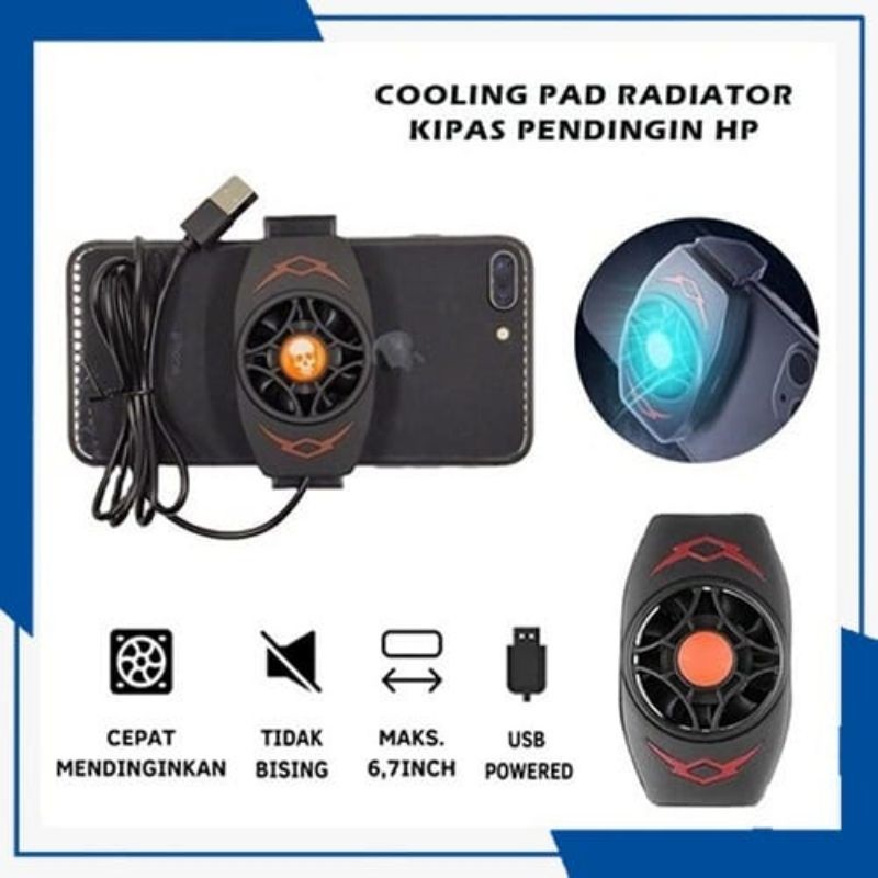 TERMURAH Cooling Fan Radiator Kipas Hp Pendingin Hp Anti Panas Gaming Cooler HP Kipas Pendingin Hp k