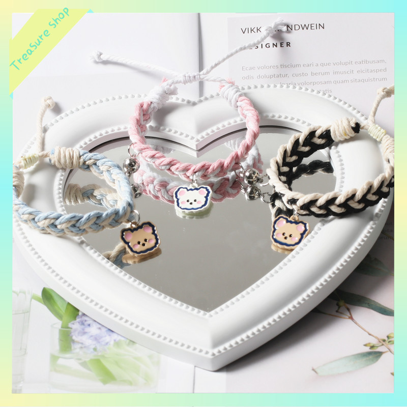 Gelang Couple Aesthetic Pasangan Magnet Bestie Lucu/Hantu Kecil Yang Lucu Gelang Dapat Disesuaikan