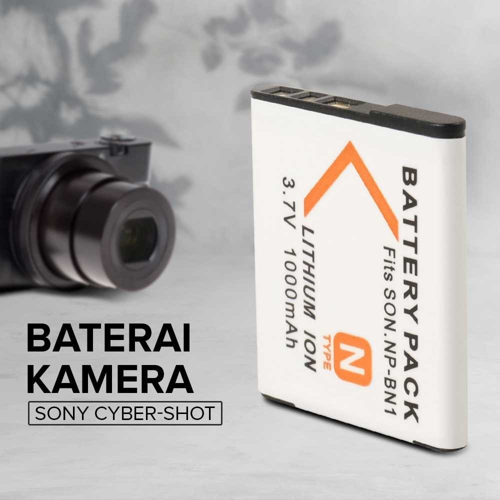 Baterai Kamera Sony 1000mAh Cyber-shot NP-BN1 DSC-J20 (Replika 1:1) X SERENITY