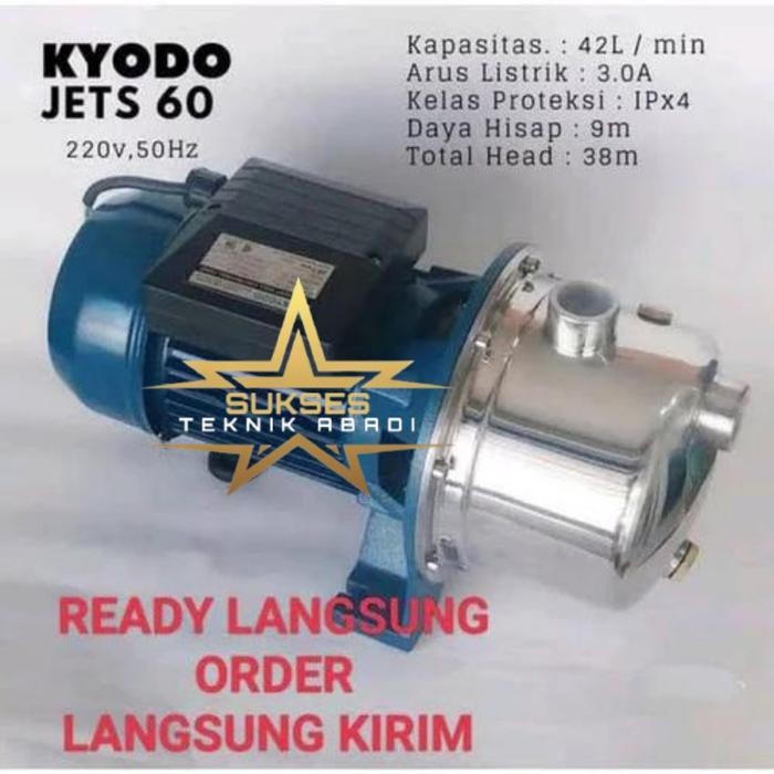 Pompa KYODO JET S-60 Pompa Air Stainlees Steel Centriful Booster Pump