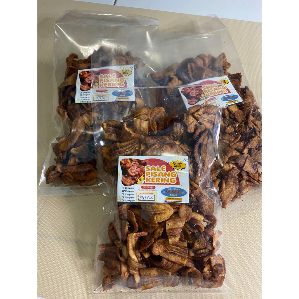 

KERIPIK PISANG SALE KERING 1 KG - 1/4 kg shimaru snack