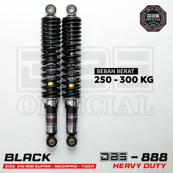 DBS 888 Series Shock Belakang Beban Berat Heavy Duty Sampai 300kg Motor Bebek Fizr, Jupiter, Vega R,