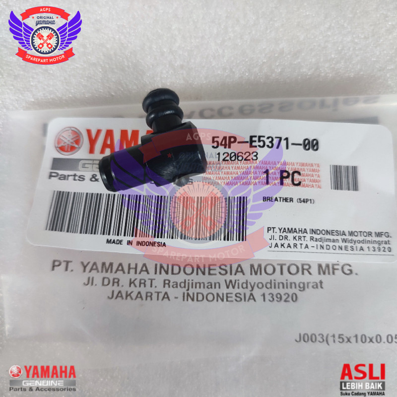 BREATHER NEPEL LUBANG HAWA DI BLOK CVT MIO J M3 S Z ORI 54P-E5371-00