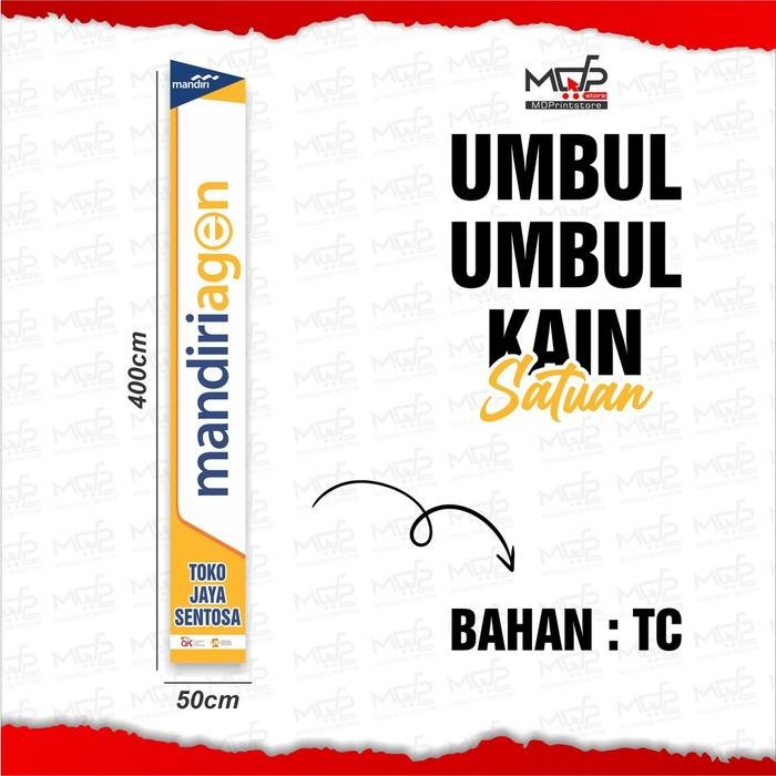 UMBUL UMBUL 300cm x 55cm BRILINK AGEN46 AGEN MANDIRI AGEN BJB AGEN BCA - AGEN BRILINK Terlaris