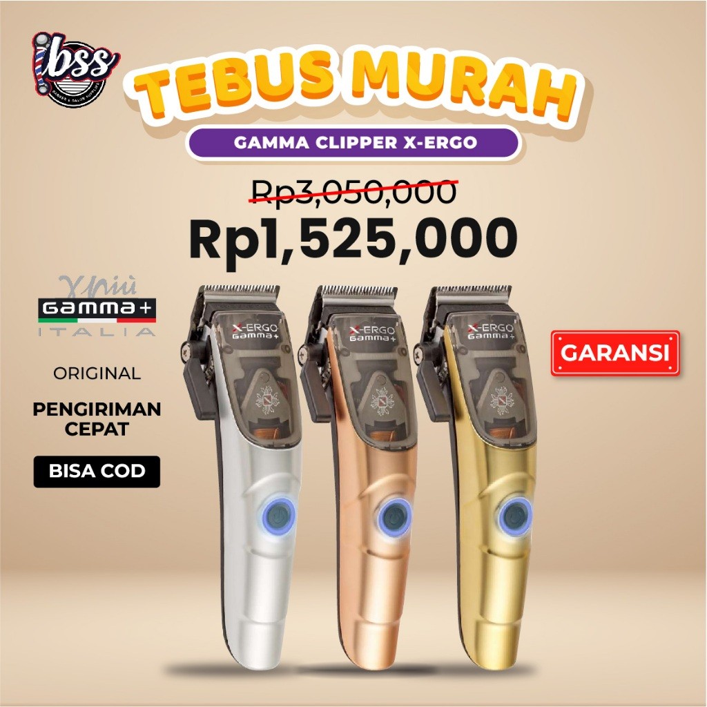 NEW SALE TEBUS MURAH GAMMA CLIPPER X ERGO / GAMMA TRIMMER ABSOLUTE HITTER / GAMMA TRIMMER POWER CRUI