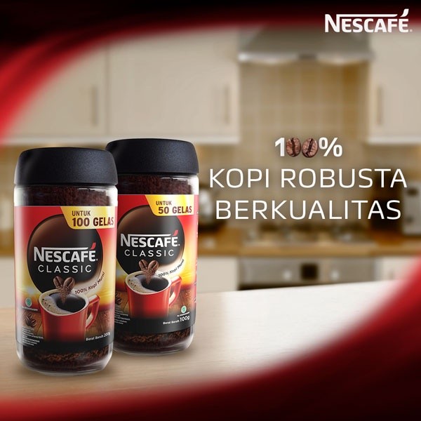 

JAMIN MURAH !!!NESCAFE Classic Kopi Instan Kopi Hitam 100g Jar(BISA LANGSUNG ORDER)