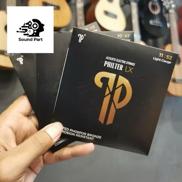 Senar Tali Gitar Akustik 1 Set Original Philter