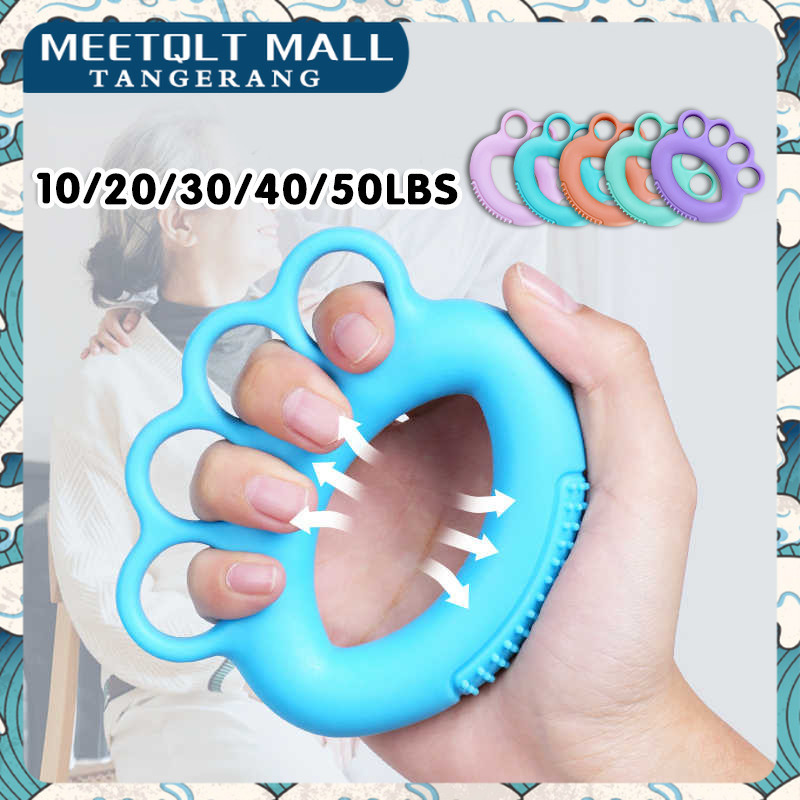 Set Hand Grip Ring 10 Pound Alat Olahraga Jari Tangan Resistance Training Untuk Meningkatkan Cengker