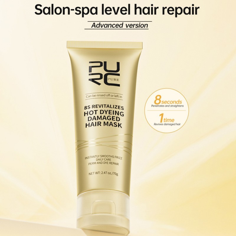 PURC Keratin Treatment Hair Smoothing Treatment Perawatan Rambut Brazilian 70ml Memperbaiki rambut