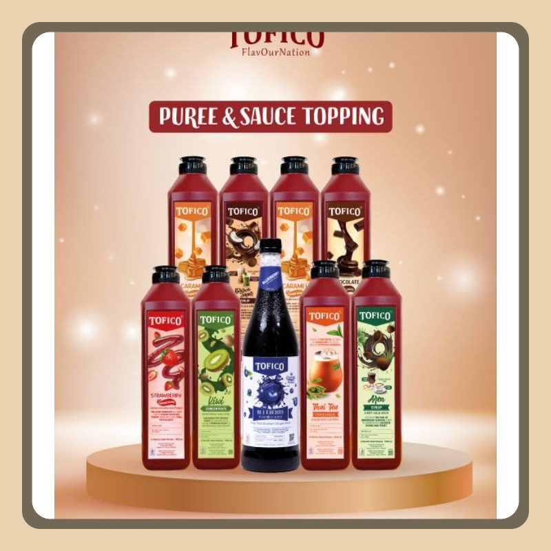 

Sauce Topping Stawberry - Tofico 1 Liter