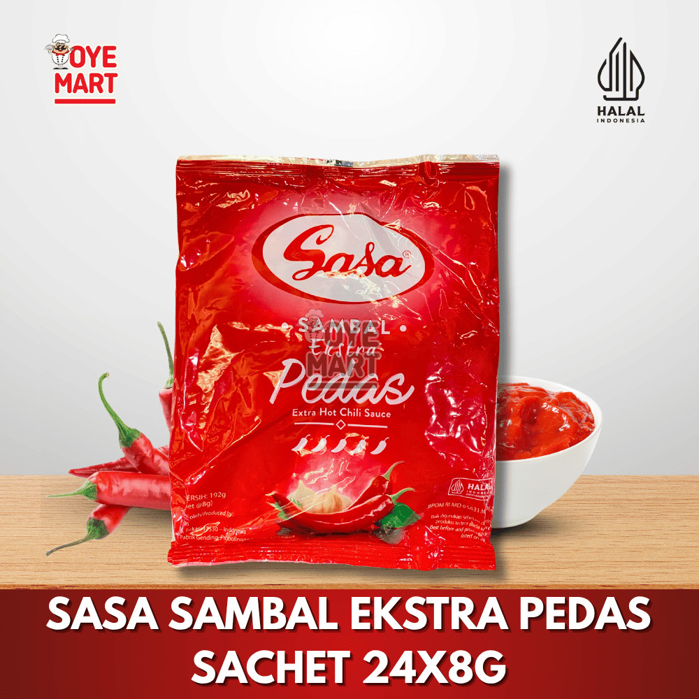 

SASA SAMBAL EKSTRA PEDAS SACHET 24X8G
