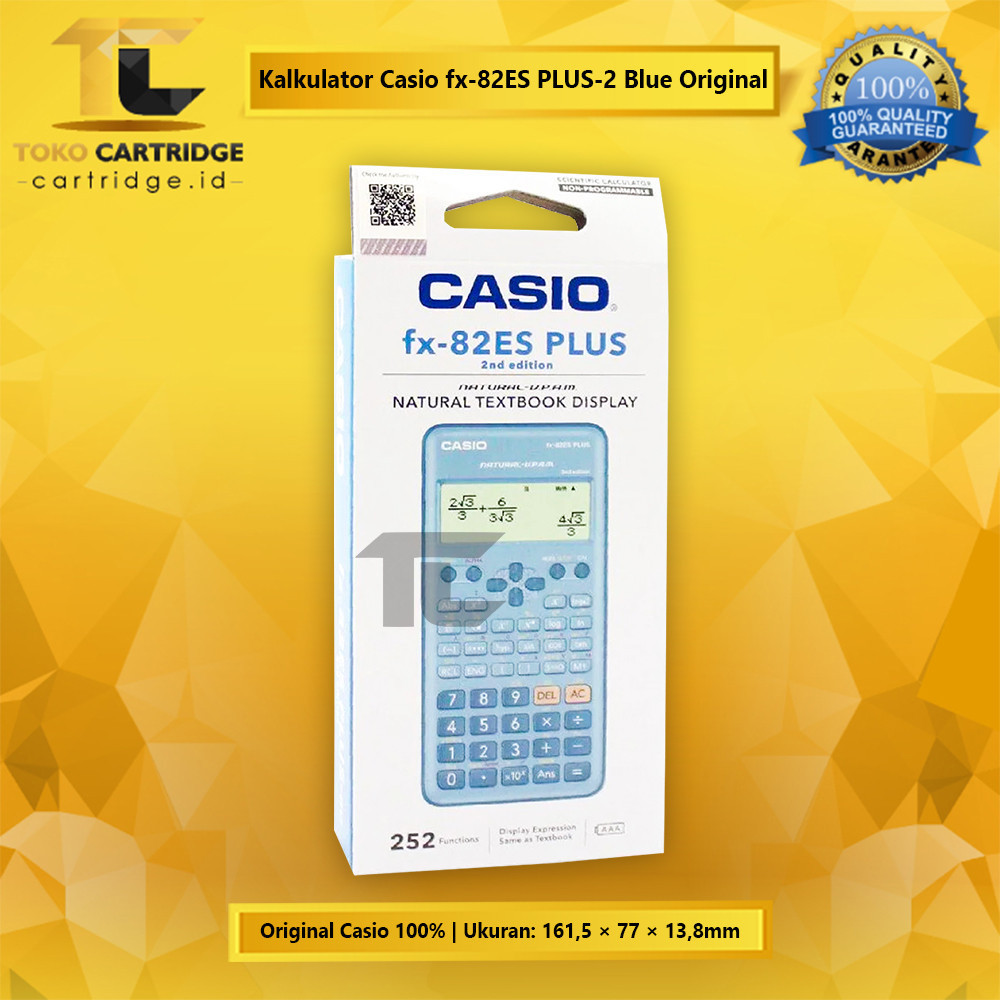 

New Kalkulator Casio FX 82ES PLUS-2 12 Digit Calculator Scientific Kalkulator Ilmiah FX 82ES Plus 2 12 Digit Garansi Resmi OriginalPremium
