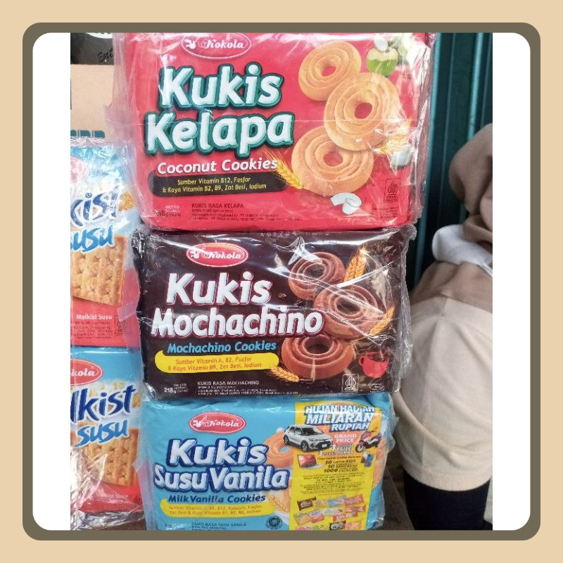 

Kukis Kokola 218gr, 1 dus isi 24pcs