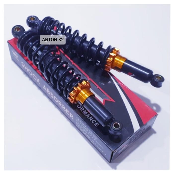 SHOCK BREAKER BELAKANG UKURAN 320 MM-SHOCK ABSORBER BELAKANG 320MM - Hitam, 320mm