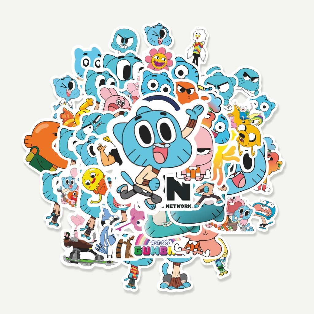 

Sticker Pack Sticker Kartun The Amazing World of Gumball | Sticker TUMBLR | Stiker LAPTOP KOPER HELM