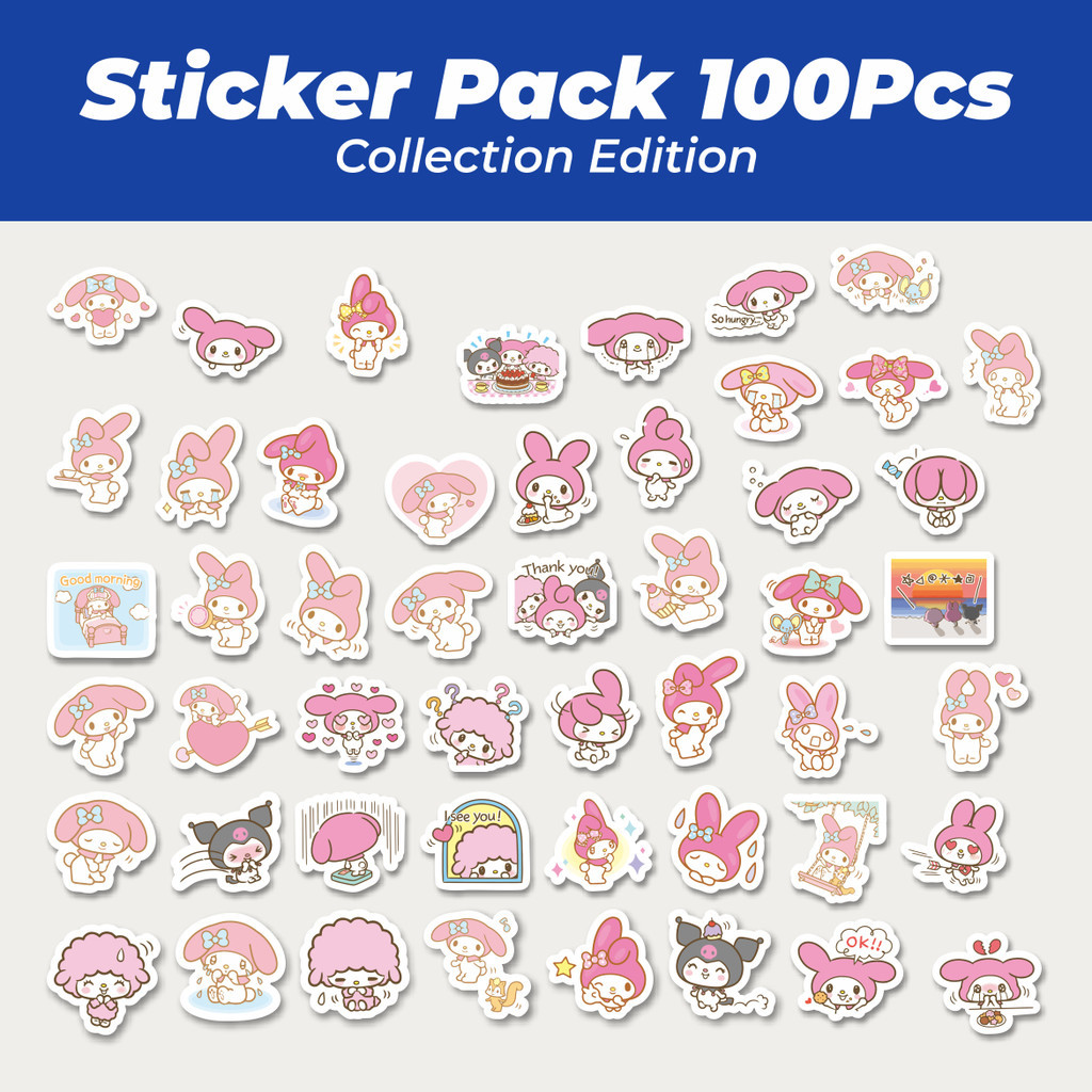 

Hot Stiker Kartun Melody Versi 1 Lucu Anti Air Stikers Berperekat Waterproof Sticker Decal Buat Motor Helm Buku Journal Koper Casing HP Laptop Botol Minum
