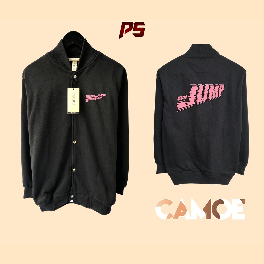 Jaket Varsity Jump Blackpink Lisa Jennie Rose Jisoo