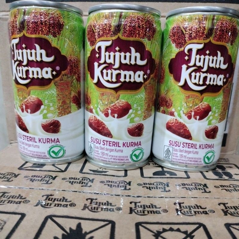 

Susu 7 Kurma 189ml/Susu Steril Kurma/Susu Tujuh Kurma - ARM