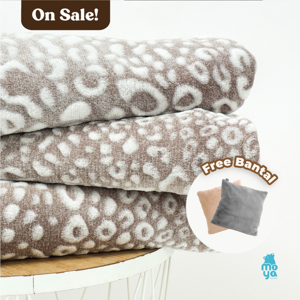 

Selimut Motif by Moya - Grey Bubble - Selimut Lembut Hangat Nyaman Untuk Hadiah dan Musim Dingin