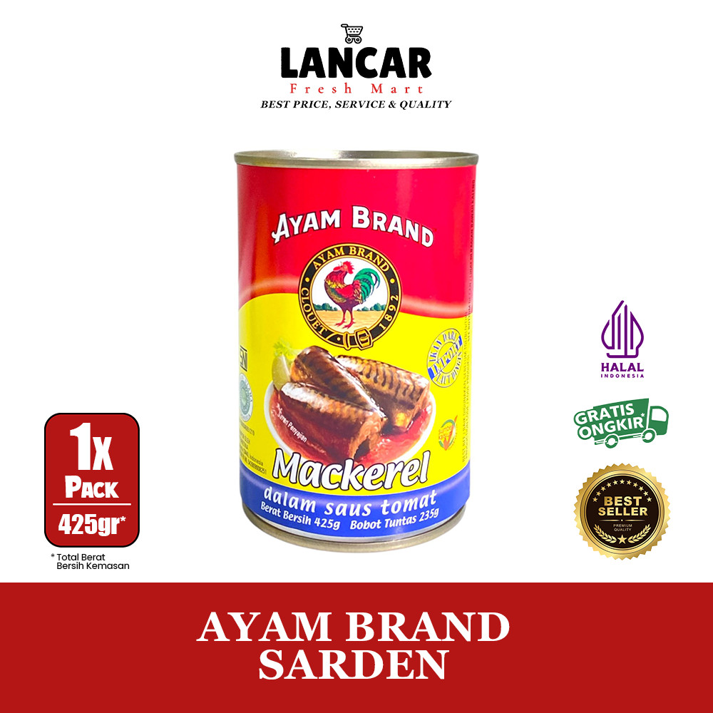 

AYAM BRAND IKAN SARDEN 425GR