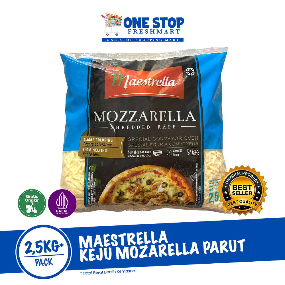 

MAESTRELLA KEJU MOZARELLA PARUT 2,5KG / MAESTRELLA KEJU PARUT 2,5KG