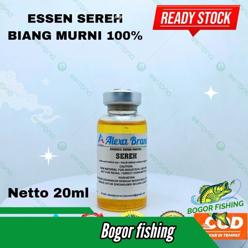 Essen Sereh Biang murni 100% - Alexa brand esen sereh - umpan pancing