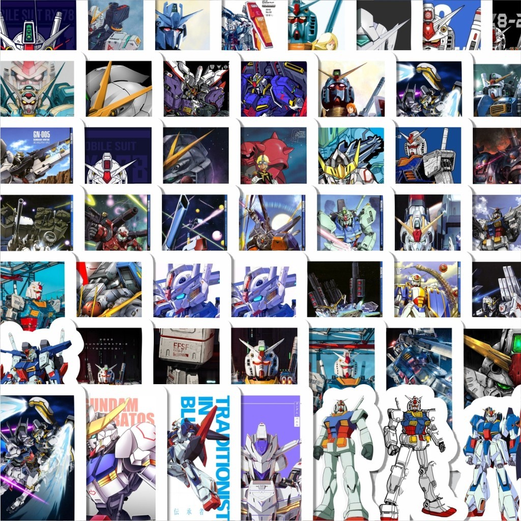 

Stiker Cutting Pack Stiker Gundam Isi 100Pcs Series Aesthetic Lucu Keren Untuk Koper Bahan Vynil