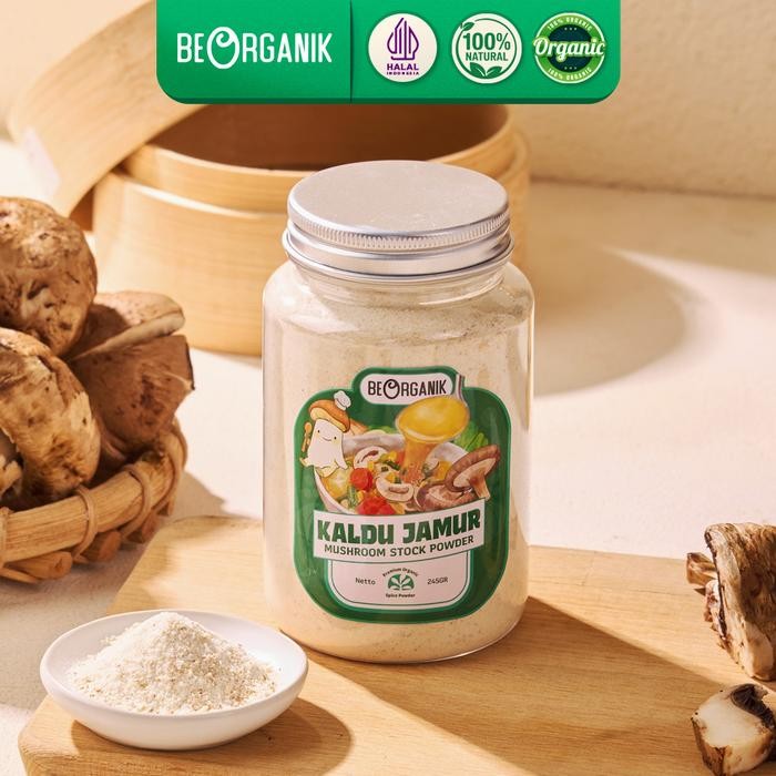 

Best Promo~[Bisa COD] Beorganik Mushroom Stock Powder (NON MSG) / Kaldu Jamur Soup - Big 245gr