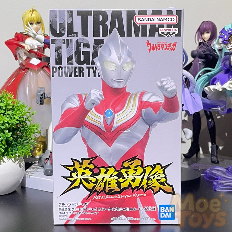 BANPRESTO Hero's Brave Statue Figure - Ultraman Tiga - Power Type