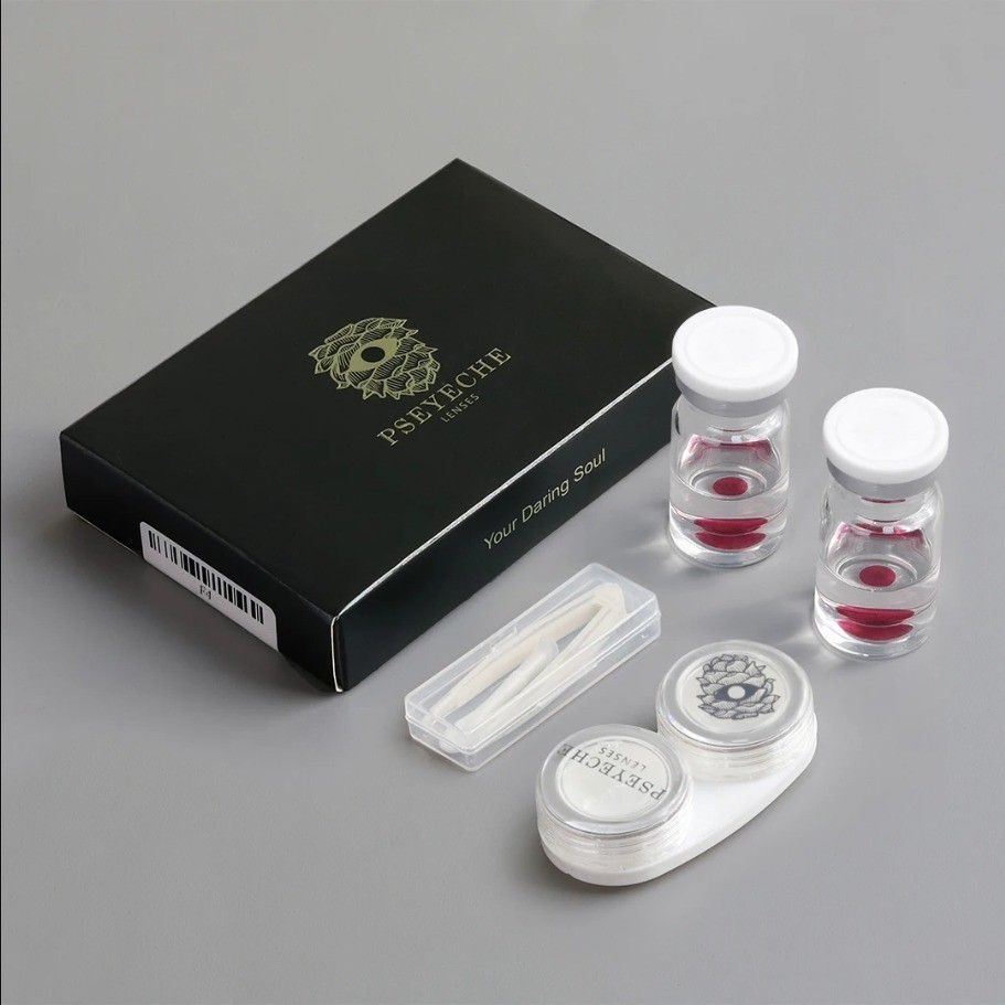 [Ready Stock] Lensa Mata Buta Warna Softlens Ishihara PSEYECHE Contact Lens 1 Tahun