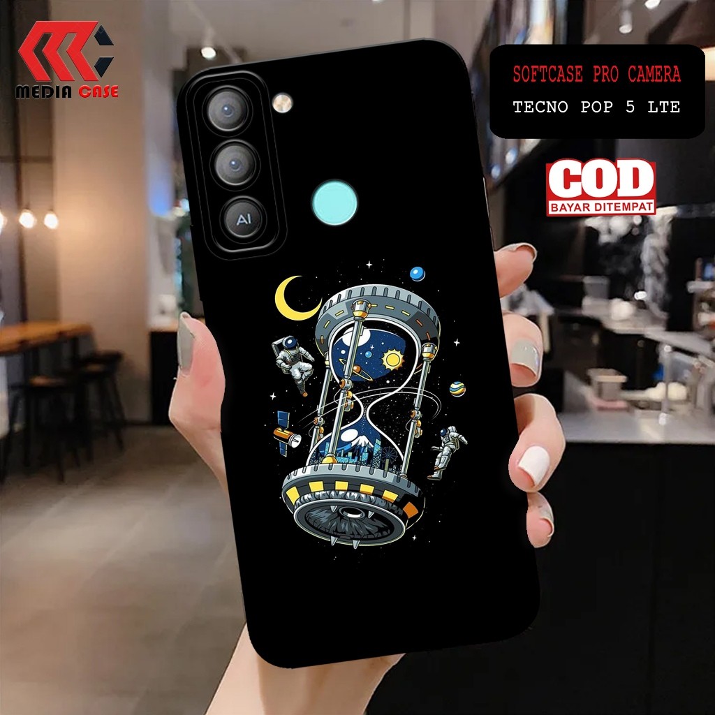Case Hp Tecno Pop 5 LTE Terbaru - Motif Case Astronot - Casing Hp Tecno Pop 5 LTE - Softcase Hp Tecn