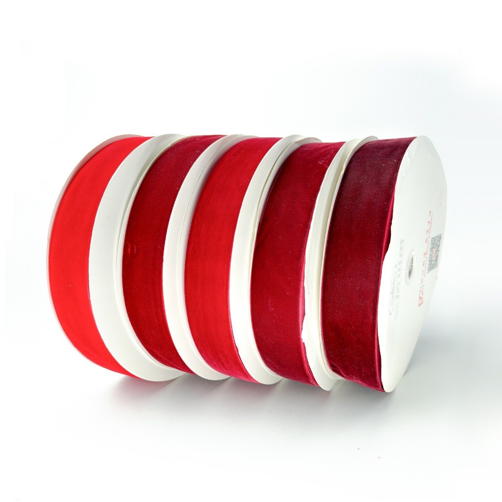 

3.8 cm - 1 Yard | Pita Beludru/ Velvet Ribbon Red size 1½ inch