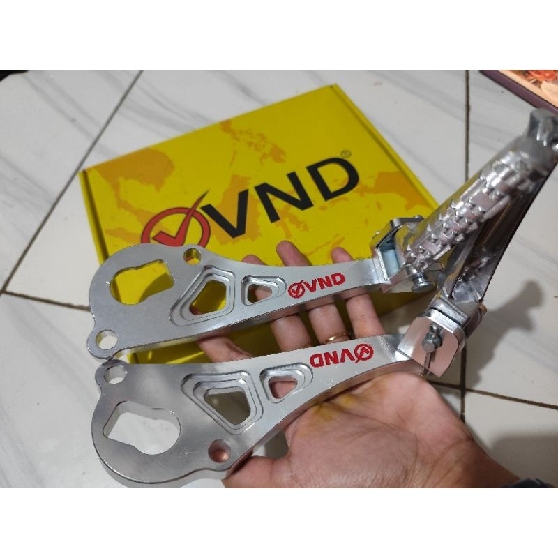 Step belakang Ninja R SS kenalpot cobra step Vnd Ninja R SS