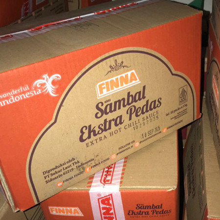 

Saus Fina Exstra Pedas 1kg Isi 12 Pcs