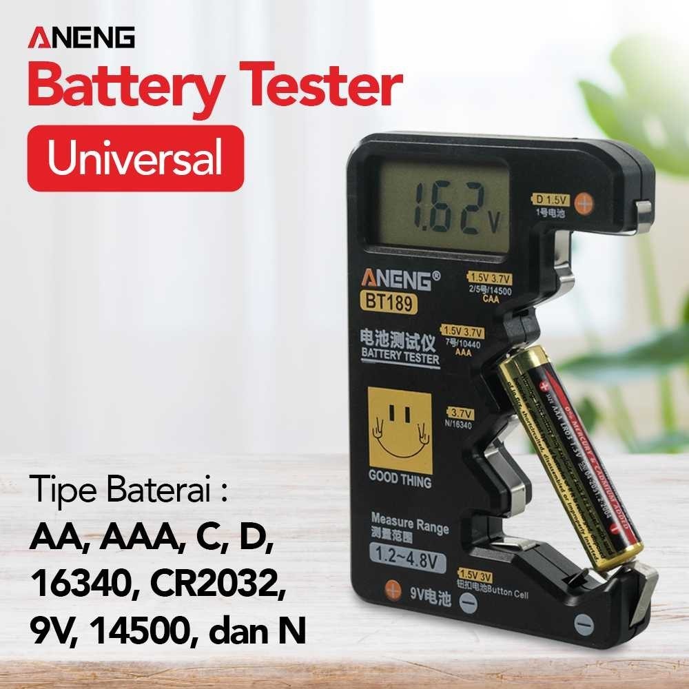 

ANENG Alat Test Baterai Battery Tester Universal Digital Display - BT189