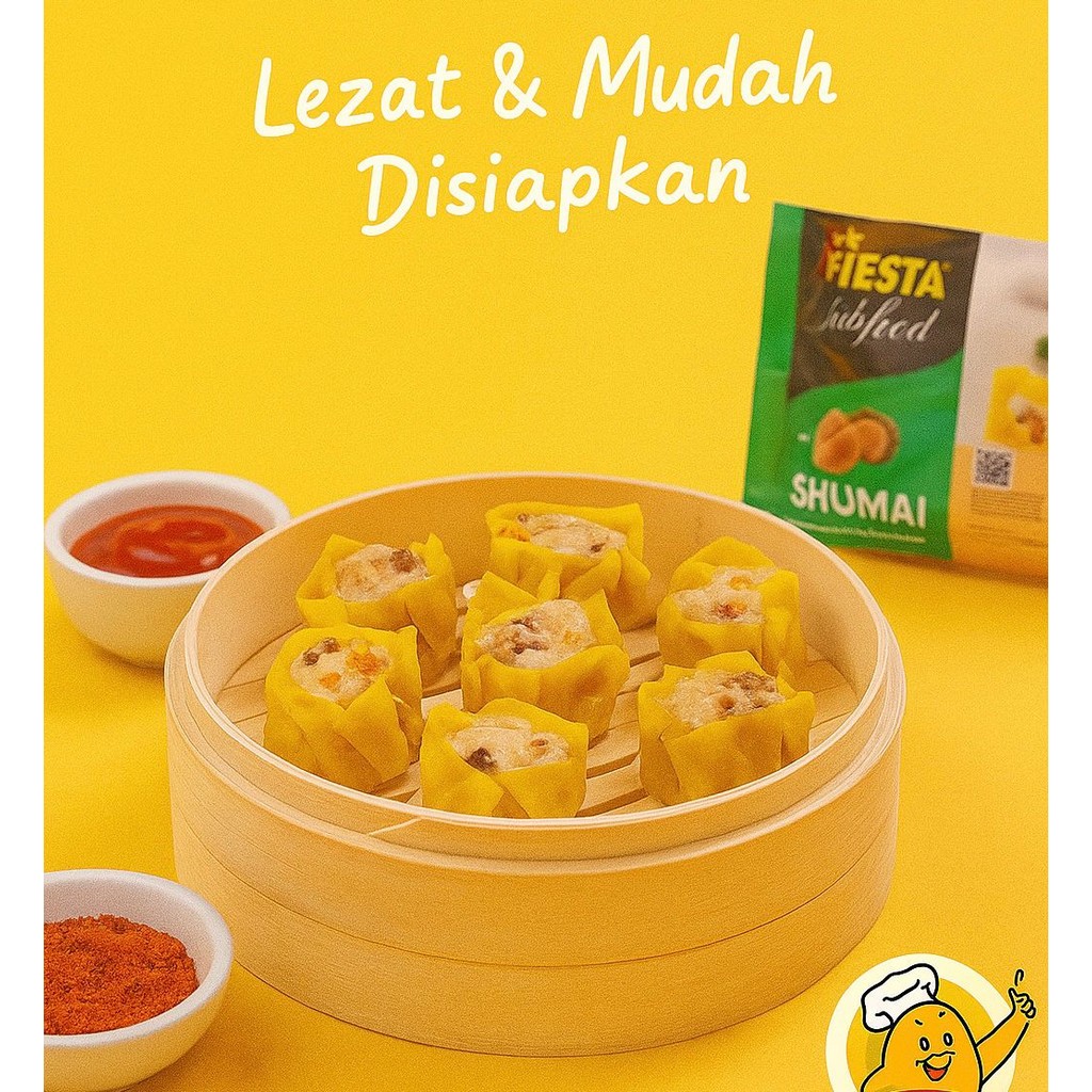 

Fiesta Siomay Ayam Ikan Jamur 180gr Siomai ayam ikan jamur dimsum siomay steamboat