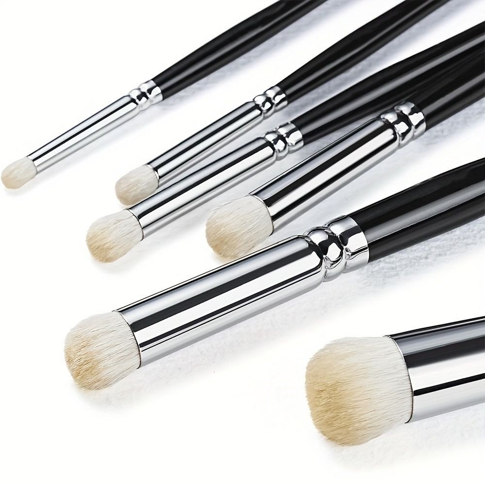 

6 Pcs Miniature Art Painting Paint Brush Set Fine Detail Fantasy Figurines Wood Handle Brushes Scale Models Micro Detailing